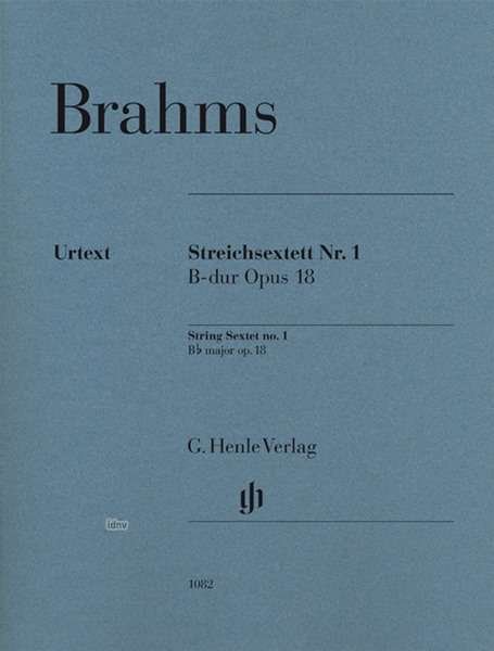 Cover for Brahms · Streichsextett Nr. 1 B-dur op. 1 (Book)