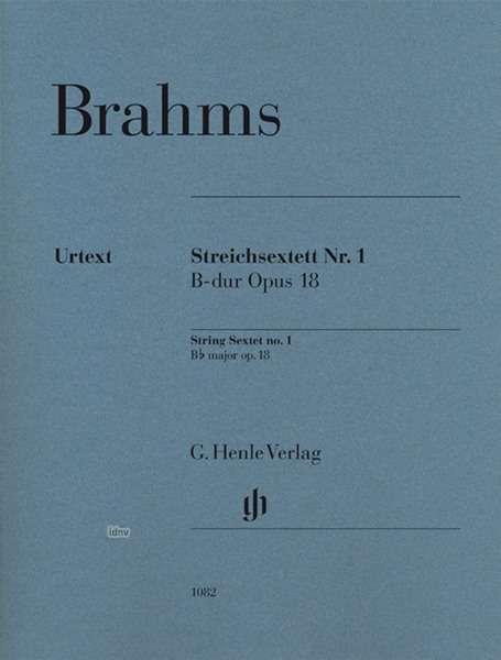 Cover for Brahms · Streichsextett Nr. 1 B-dur op. 1 (Book)