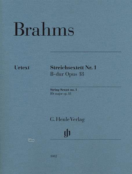 Cover for Brahms · Streichsextett Nr. 1 B-dur op. 1 (Buch)