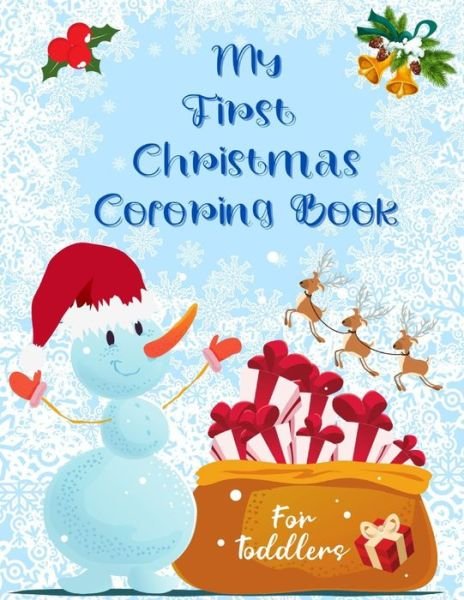 Cover for Happi Press · My First Christmas Coloring Book for Toddlers (Pocketbok) (2020)