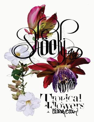 Guy Skocki · Tropical Flowers Coloring Book (Paperback Book) (2020)