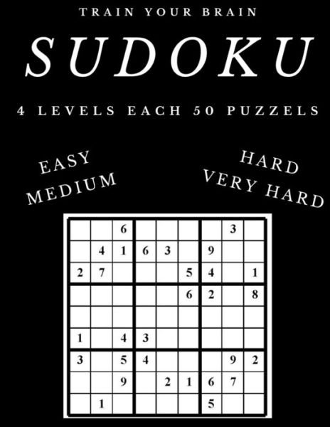 SUDOKU 4 LEVELS EACH 50 PUZZELS 8.5x11 IN - Silver Studio - Bøger - Independently Published - 9798690940829 - 27. september 2020