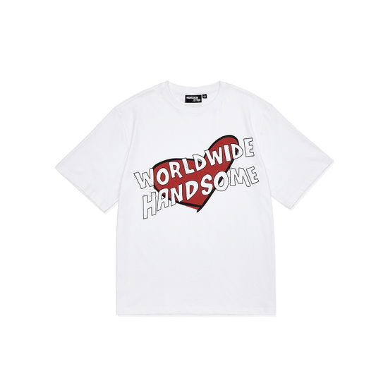 Cover for JIN (BTS) · RUNSEOKJIN - S/S T-Shirt - Worldwide Handsome (T-shirt) [White edition] [Size XLarge] (2025)