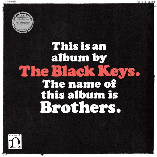 Brothers - The Black Keys - Muziek - WARNER RECORDS - 0075597918830 - 4 januari 2021