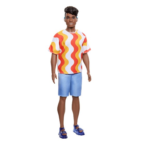 Cover for Barbie · Barbie Ken Fashionista Doll Red and Orange Shirt (MERCH) (2024)
