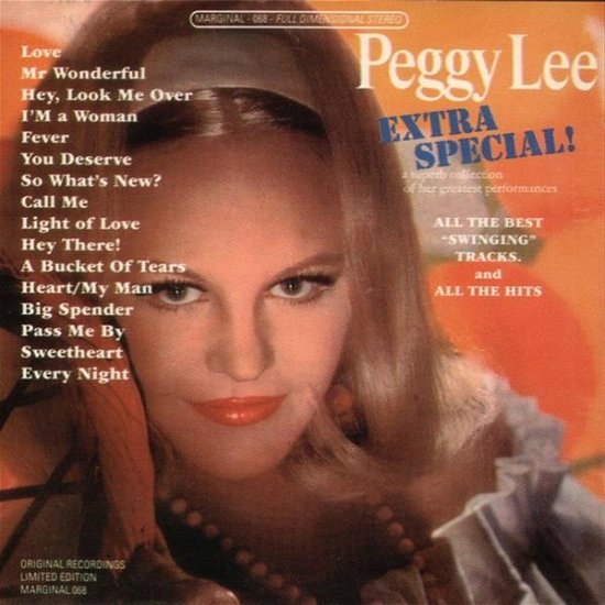 Extra Special - Peggy Lee - Musiikki - MARGINAL - 3481573077830 - maanantai 20. lokakuuta 1997