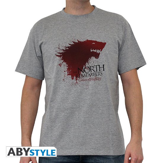 GAME OF THRONES - T-Shirt The North ... Men - Game of Thrones - Merchandise - ABYstyle - 3700789201830 - 7. februar 2019