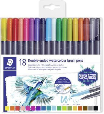 STAEDTLER Fasermaler Doppelspitze wasserverm.18ST - Staedtler - Marchandise - Staedtler - 4007817042830 - 1 mai 2024