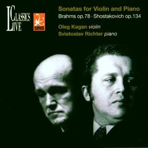 Brahms & Shostakovich: Oleg Kagan E - Sviatoslav Richt Oleg Kagan Violin - Musik - LIVE CLASSICS - 4015512001830 - November 30, 1998