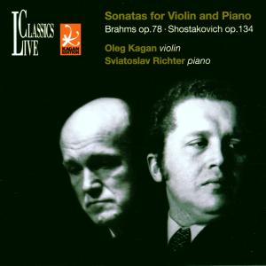 Brahms & Shostakovich: Oleg Kagan E - Sviatoslav Richt Oleg Kagan Violin - Musik - LIVE CLASSICS - 4015512001830 - November 30, 1998