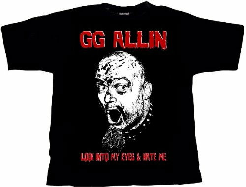 Cover for Allin GG · T/S Look Into My Eyes And Hate Me (T-shirt) [size L] (2016)