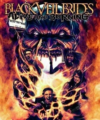 Cover for Black Veil Brides · Alive And Burning (Blu-ray) (2022)