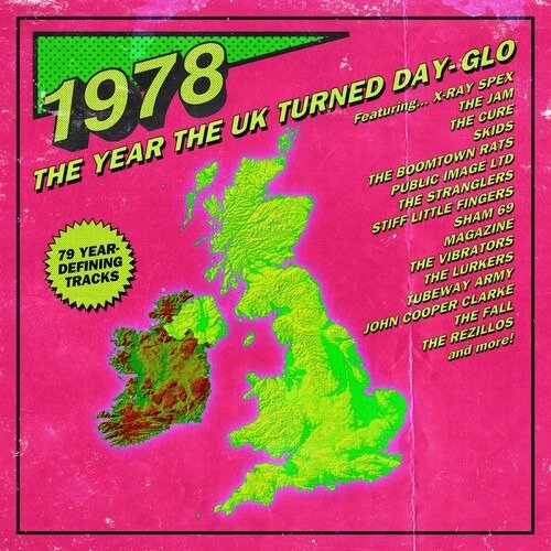 Cover for 1978: The Year The Uk Turned Day-Glo (Capacity Wallet) (CD) (2020)