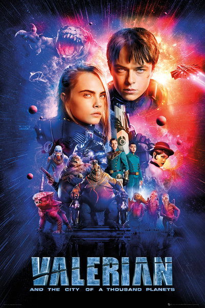 Valerian: Cast (Poster Maxi 61x91,5 Cm) - Valerian - Merchandise - Gb Eye - 5028486387830 - 