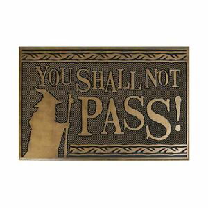 Cover for Lord Of The Rings · Lord Of The Rings - Lord Of The Rings - Shall Not Pass (rubber Doormat) (Door Mats) (Spielzeug) (2020)