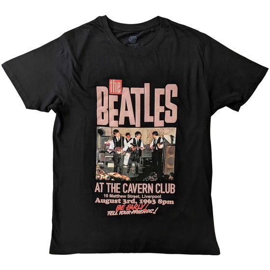 The Beatles Unisex T-Shirt: The Cavern - The Beatles - Gadżety -  - 5056561081830 - 19 kwietnia 2023