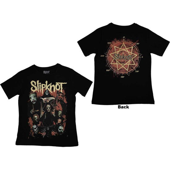 Slipknot Ladies T-Shirt: Come Play Dying Back Print (Back Print) - Slipknot - Merchandise -  - 5056737215830 - November 17, 2023