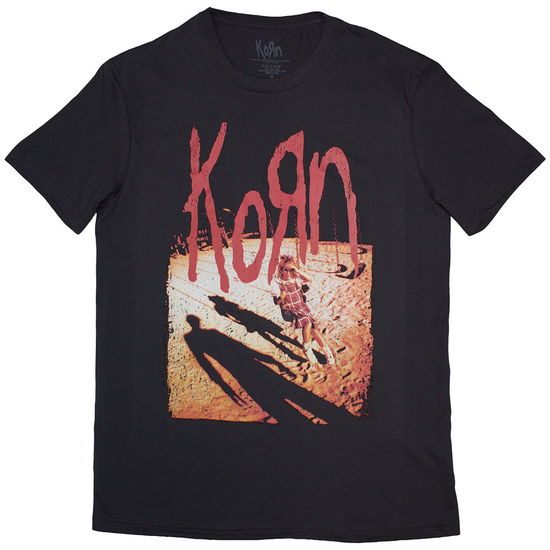 Korn Unisex T-Shirt: Shadow Playground (Charcoal Grey) - Korn - Merchandise - - 5056737273830 - August 22, 2024
