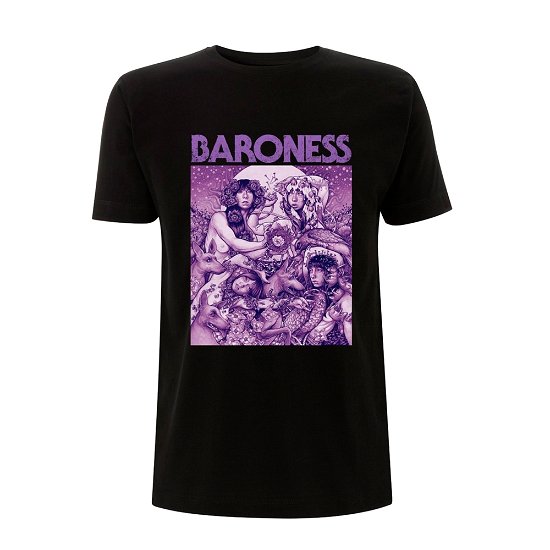 Cover for Baroness · Purple Cover (T-shirt) [size S] [Black edition] (2018)
