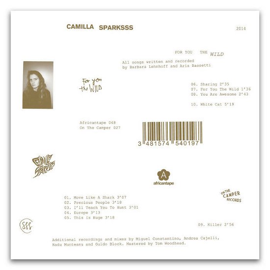 Cover for Camilla Sparksss · For You The Wild (LP) (2023)