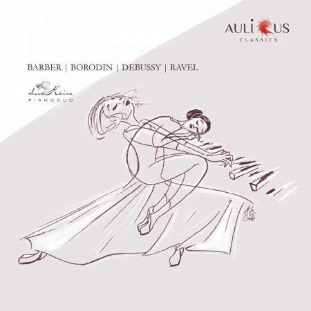 Cover for Duokeira Piano Duo · Barber, Borodin, Debussy, Ravel (CD) (2021)