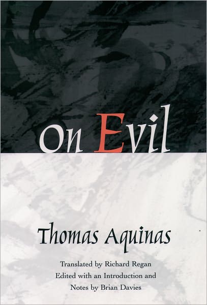 Cover for Thomas Aquinas · On Evil (Paperback Book) (2003)