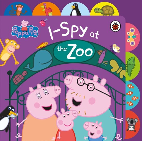 Peppa Pig: I Spy at the Zoo: Tabbed Board Book - Peppa Pig - Peppa Pig - Books - Penguin Random House Children's UK - 9780241716830 - January 2, 2025