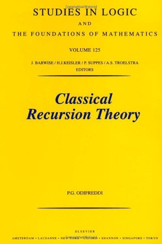 Cover for Odifreddi, P. (University of Turin, Italy) · Classical Recursion Theory: The Theory of Functions and Sets of Natural Numbers - Studies in Logic and the Foundations of Mathematics (Pocketbok) (1992)