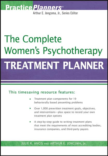 Cover for Ancis, Julie R. (Georgia State University, Atlanta, GA) · The Complete Women's Psychotherapy Treatment Planner - PracticePlanners (Paperback Book) (2007)