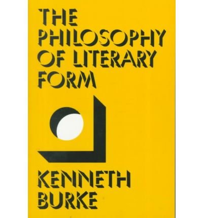 Cover for Kenneth Burke · The Philosophy of Literary Form (Paperback Bog) (1974)