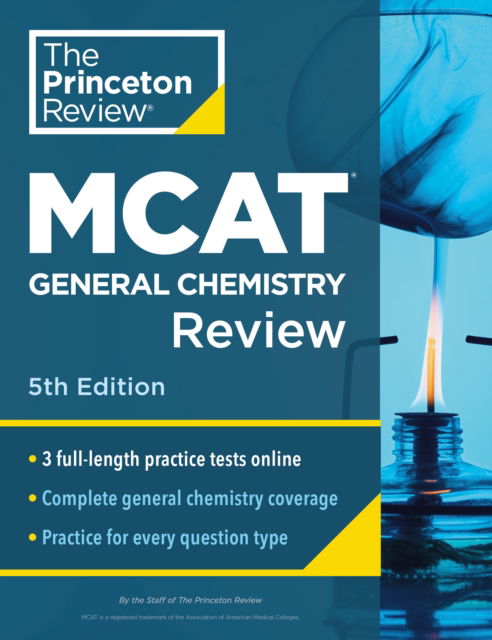 Cover for Princeton Review · Princeton Review MCAT General Chemistry Review, 5th Edition: Complete Content Prep + Practice Tests (Paperback Book) [5 Revised edition] (2025)
