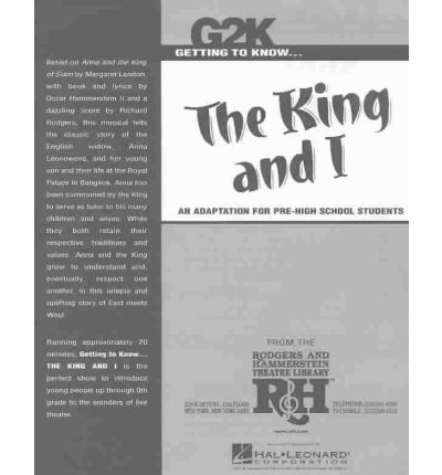 Cover for Oscar Hammerstein · Getting to Know... the King and I (Audiobook (CD)) (2003)