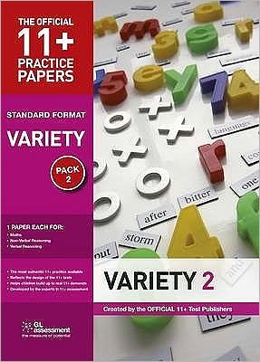 Cover for GL Assessment · 11+ Practice Papers, Variety Pack 2, Standard: Maths Test 2, Verbal Reasoning Test 2, Non-verbal Reasoning Test 2 - The Official 11+ Practice Papers (Paperback Book) [3 Revised edition] (2003)