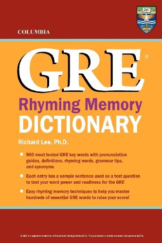 Cover for Richard Lee Ph.d. · Columbia Gre Rhyming Memory Dictionary (Taschenbuch) (2012)