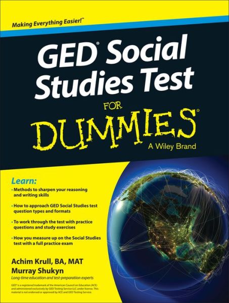 Cover for Achim K. Krull · GED Social Studies For Dummies (Paperback Book) (2015)