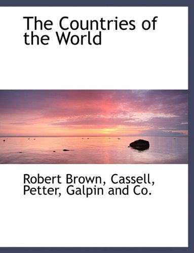 Cover for Robert Brown · The Countries of the World (Pocketbok) (2010)