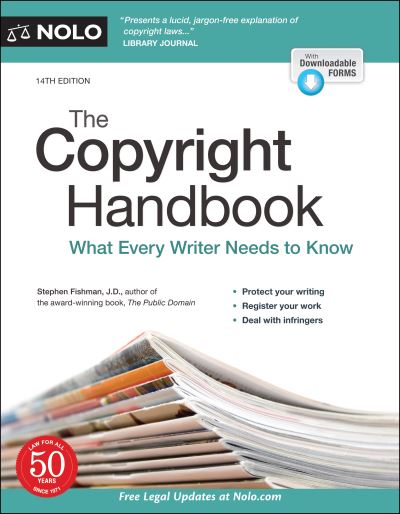 The Copyright Handbook - Stephen Fishman - Books - NOLO - 9781413327830 - December 27, 2020