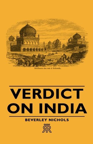 Cover for Beverley Nichols · Verdict on India (Hardcover Book) (2008)