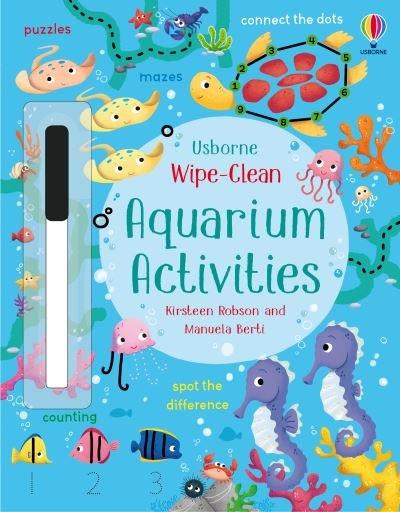 Cover for Kirsteen Robson · Wipe-Clean Aquarium Activities - Wipe-clean Activities (Paperback Book) [UK 2021 edition] (2021)