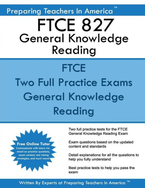 Cover for Preparing Teachers in America · FTCE 827 General Knowledge Reading (Paperback Book) (2017)