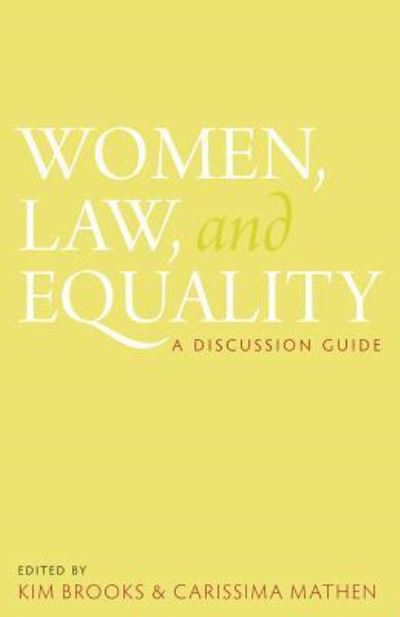 Cover for Kim Brooks · Women, Law, and Equality (Book) (2010)