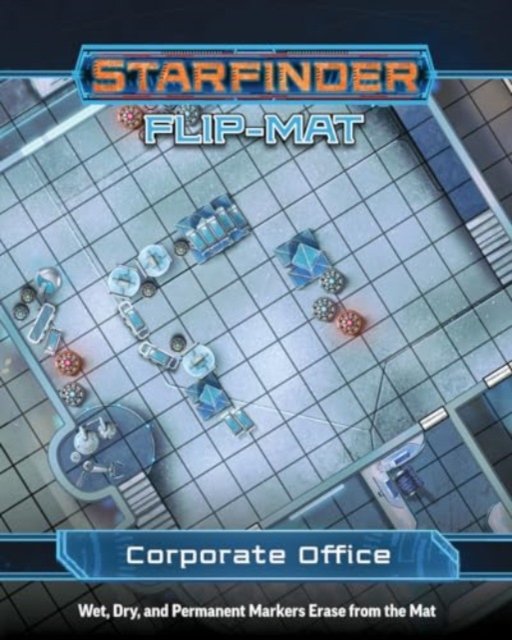 Starfinder Flip-Mat: Corporate Office - Damien Mammoliti - Boeken - Paizo Publishing, LLC - 9781640785830 - 11 juni 2024
