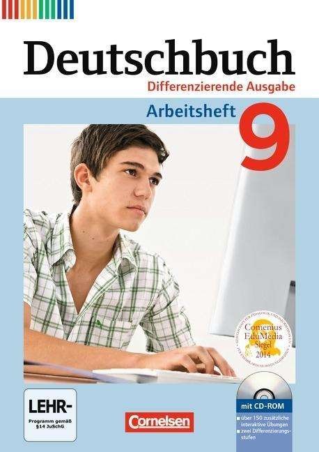 Cover for Deutschbuch: Arbeitsheft 9 mit Losungen und  Ubungs-CD-Rom (Book) (2016)