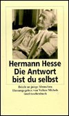 Cover for Hermann Hesse · Insel TB.2583 Hesse.Antwort b.du selbst (Book)