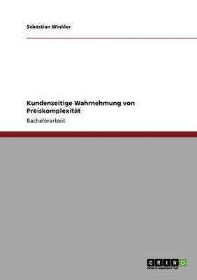 Cover for Winkler · Kundenseitige Wahrnehmung von P (Bok) [German edition] (2009)