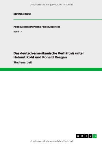 Cover for Kunz · Das deutsch-amerikanische Verhältn (Book) [German edition] (2011)