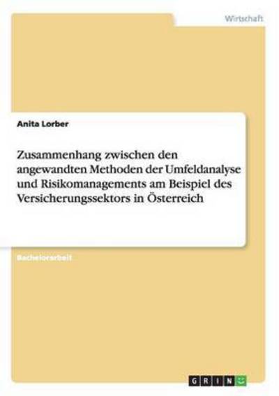 Zusammenhang zwischen den angewa - Lorber - Bücher - GRIN Verlag - 9783656029830 - 17. Oktober 2011