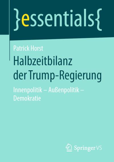 Cover for Horst · Halbzeitbilanz der Trump Regierung (Book) (2019)