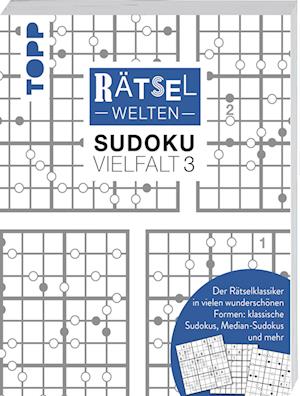 Cover for Frechverlag · Rätselwelten – Sudoku Vielfalt 3 | Der Rätselklassiker in vielen wunderschönen Formen: klassische Sudokus, Median-Sudokus und mehr (Book) (2024)