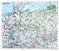 Cover for Rockstuhl Verlag · Historische Karte: Deutschland mit Besatzungszonen - 1. September 1945 (plano) (Landkarten) (2015)